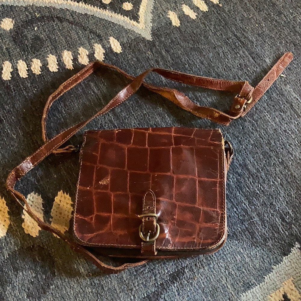 Snakeskin purse